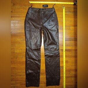 Express vintage leather pants